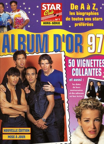 Magazine album worlds - album, d'or