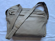 BOTTEGA VENETA superbe sac bandoulière reporter messenger   vintage cuir beige