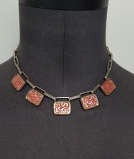 Collier Art Deco moderniste