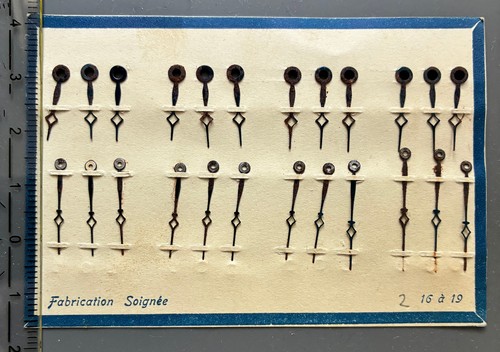 Lot aiguilles pour montre - , à