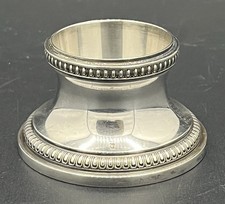 Coquetier métal argenté Ravinet d’Enfert décor godrons 4,5 cm