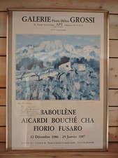 Affiche signée Baboulène –