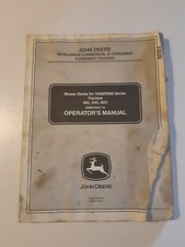 manuel d utilisation de coupe john deere 48c 54c 62c pour tracteur x400 x500 