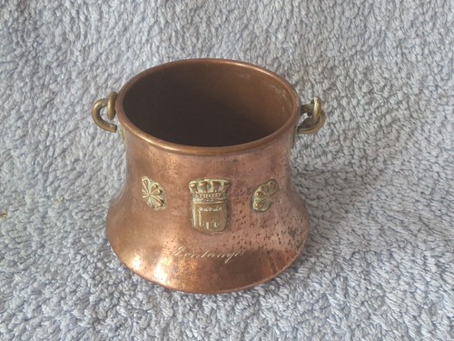Petit chaudron cuivre déco - petit, en