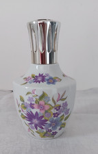 LAMPE BERGER PORCELAINE AS PILLIVUYT décor Floral 