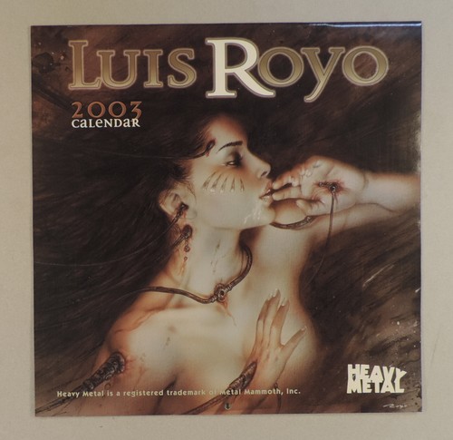 Luis royo calendar 2003 heavy - luis,