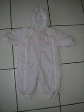 Combinaison / pilote Absorba Rayée Rose taille 6 Mois