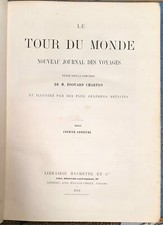 1885 Le Tour Du Monde France Livre ancien original