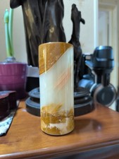Ancien vase vintage en onyx