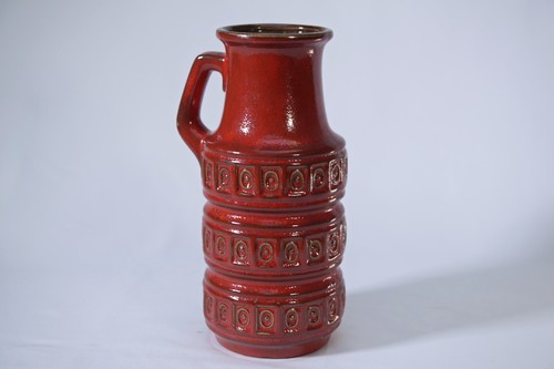 Vase rouge céramique - en,
