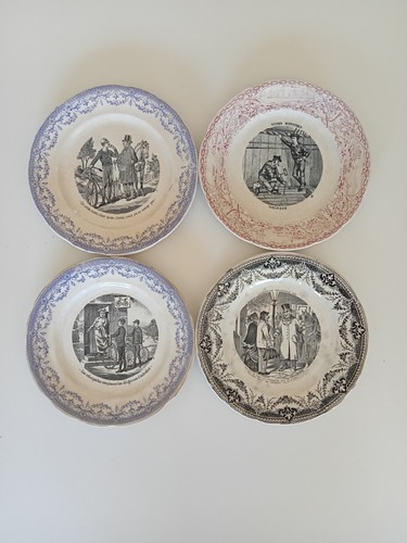 Assiettes parlantes opaque - assiettes,