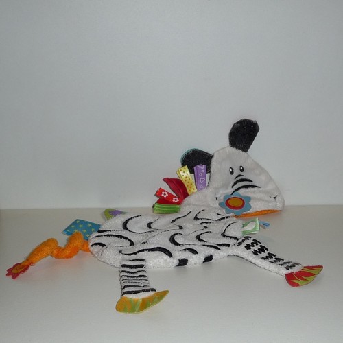 Doudou zèbre label - doudou,