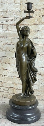 100 bronze statue art - art, nouveau