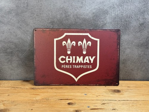 Plaque métal chimay 156 - plaque,