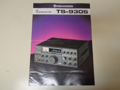 Kenwood transceiver 930s - transceiver, ts-930s