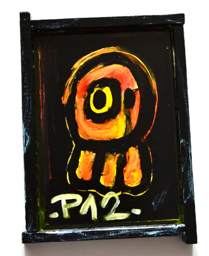 P12 peinture acrylique sur - p12,,