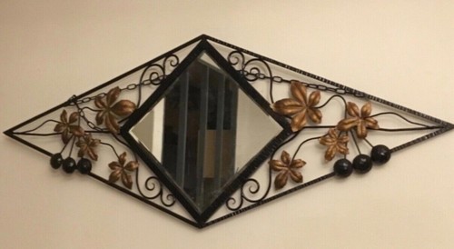 Miroir murale fer forgé - murale,