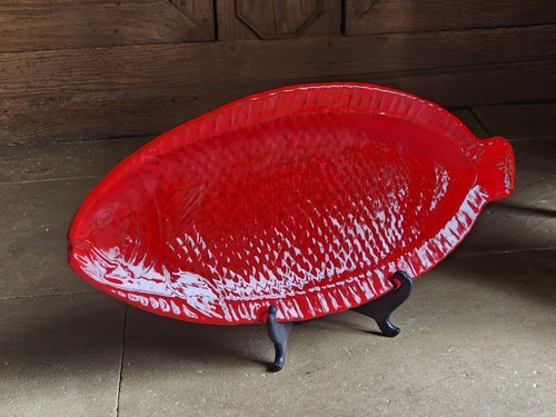 Céramique poisson rouge red - céramique,