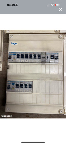 Tableau electrique hager - tableau,