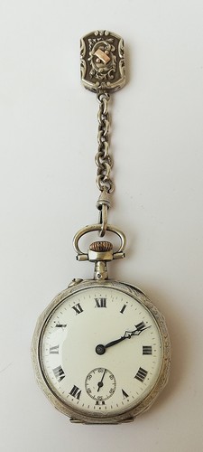 Montre gousset argent massif