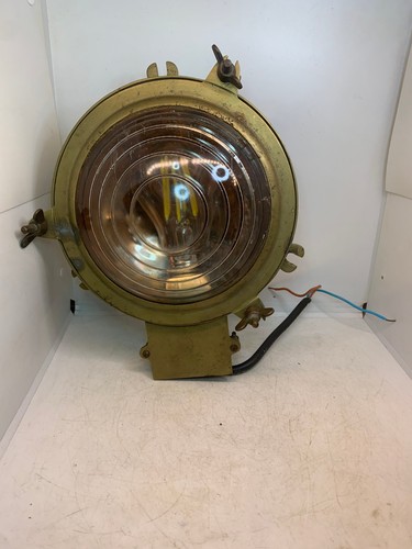 Ancienne lampe bateau mural - ancienne, de