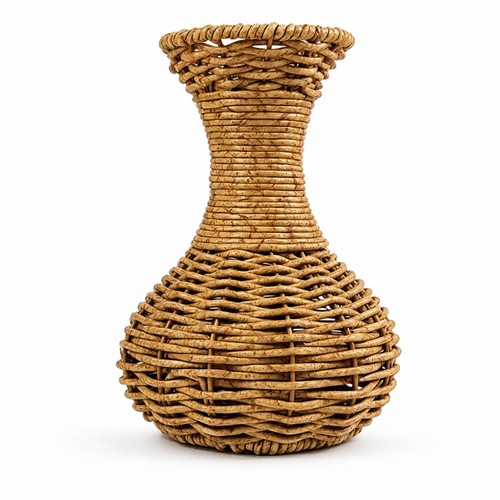 Vase osier tressé rustique - vase,