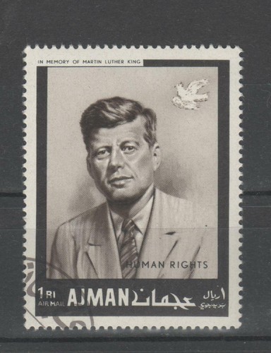 Ajman timbre de john - timbre,