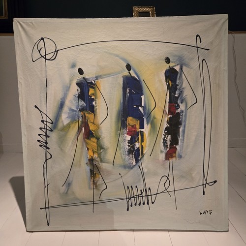 Magnifique grand tableau - et,