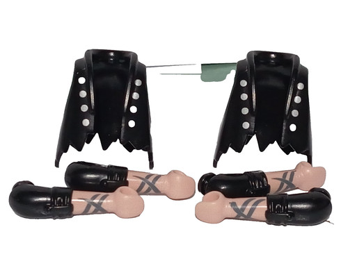 Playmobil gilets noirs - playmobil,
