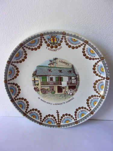 Ancienne assiette digoin - ancienne,