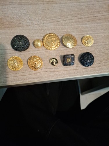 Lot boutons haute couture - lot,