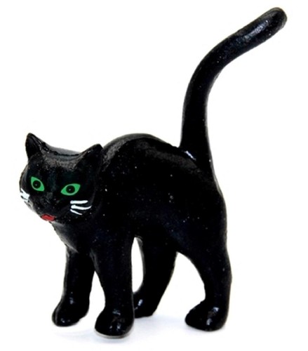 Maison poupée chat noir - de,