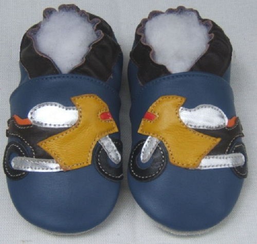 Chaussons cuir souple - cuir,