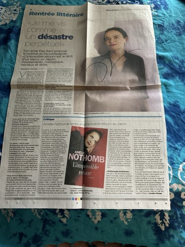 Article dédicacé autograph - article,