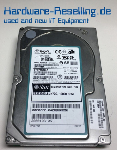 Sun seagate cheetah 73gb u320 - seagate,
