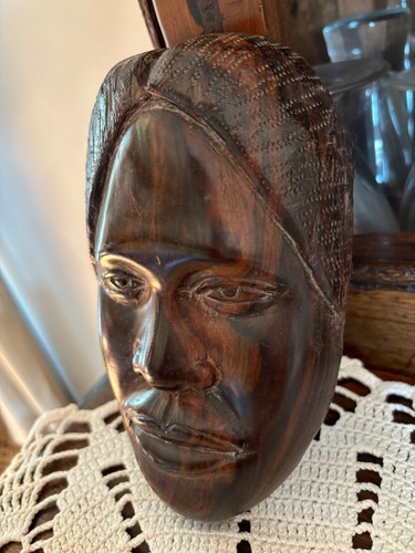 Ancienne sculpture tête - sculpture,