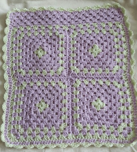 Couverture crochet pour