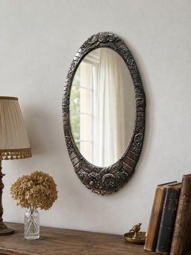 Miroir art déco orfèvrerie - art,