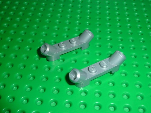 Lego flat silver plate 1x2 - lego,