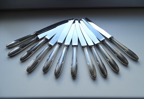 Couteaux art deco - couteaux, métal