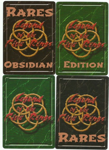 Rares obsidian edition - oe, l5r