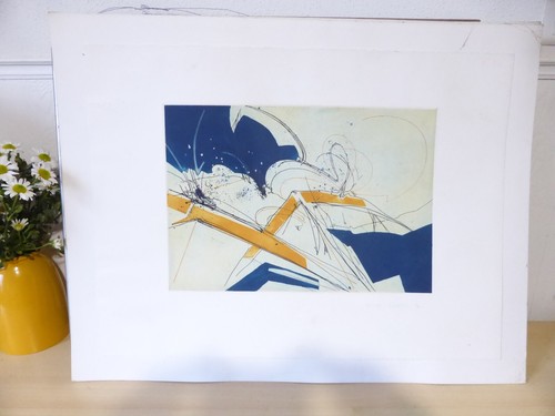 Lithographie suisse signée - lithographie,