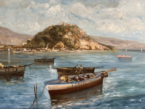 Huile sur toile - , signée