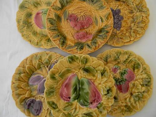 Assiettes barbotine - assiettes,
