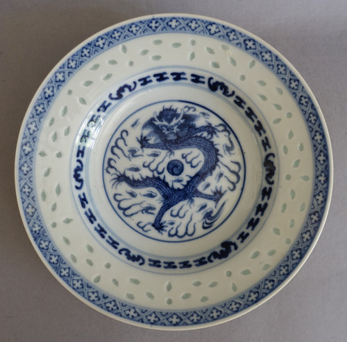 Assiette porcelaine grain - en,