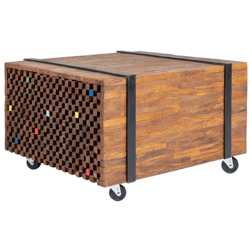 Teck table appoint 60x60x38 - d'appoint,