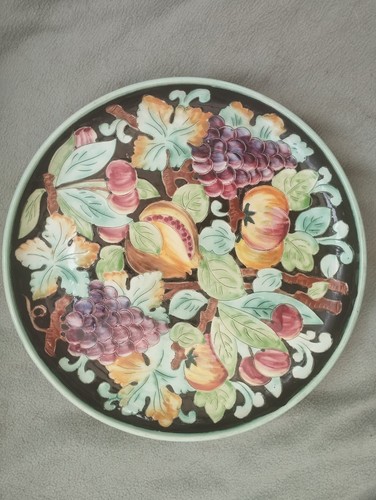 Ancien plat faïence décor - en,