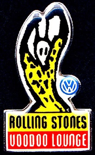 Rolling stones pin badge - stones,