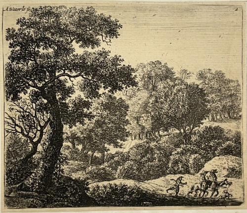 Deux cavaliers gravure antonie - gravure,