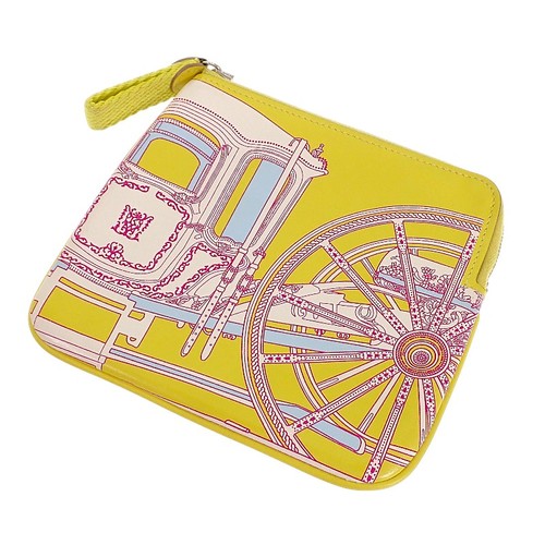 Pochette hermes jaune - pochette, vaux